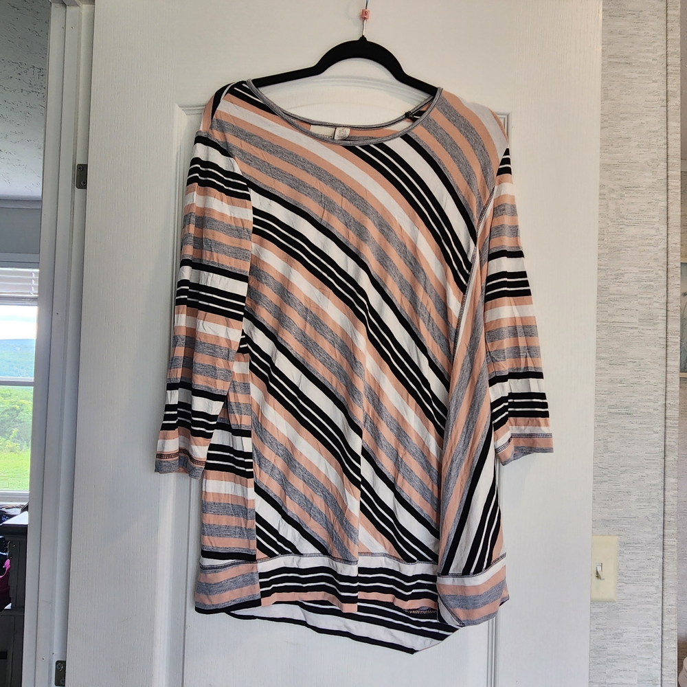 Zenergy By Chicos Womens Blouse Size 2 BNWT